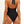 Ibiza Luxe Strappy One Piece Swimsuit in Black (6777404358765)
