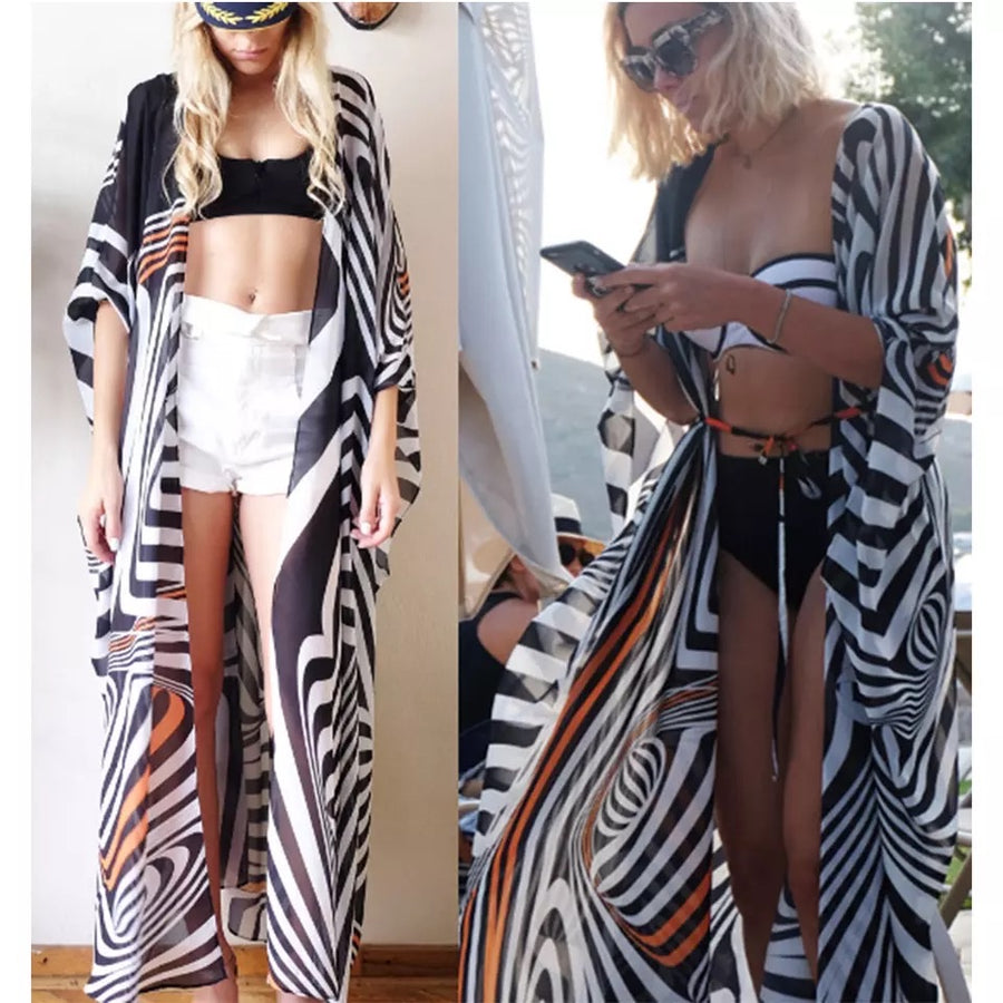 ‘ Kate’ zebra cover up (4760753176685)