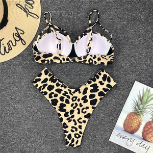 ‘ Kendall ‘ leopard bikini - Bikini Genie (3830823682157)