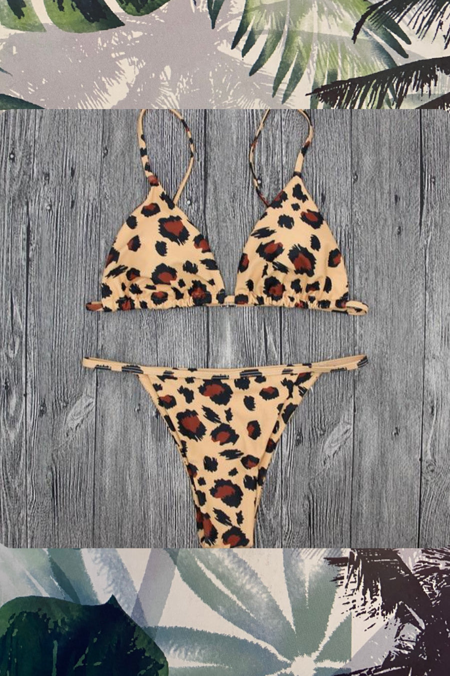 ' Eva ' Leopard Print  Bikini (151253057556)