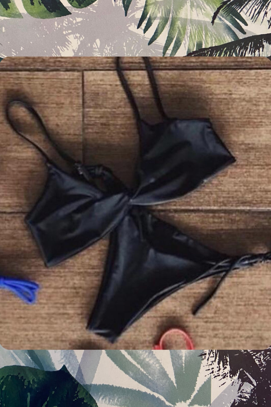 'Riviera' Black Bikini (136685977620)