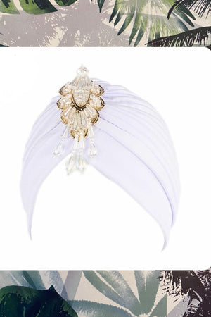 ‘Merin’ embellished white turban (1471984042093)