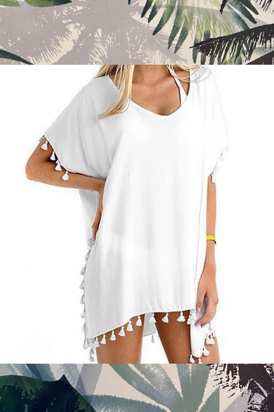 ‘ Mika ‘ White Cover Up (1499096809581)
