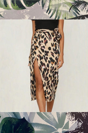 ‘Rosie’ Leopard Wrap Skirt (1499094646893)
