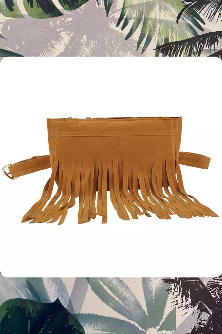 ‘Tarifa’ Tan Tassel Bum Bag (1498849869933)