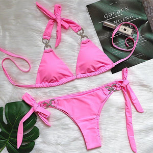 ‘Ocean Beach’ Pink Bikini (6574424457325)