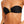 Ibiza Luxe Bandeau Bikini in Black (6772998373485)