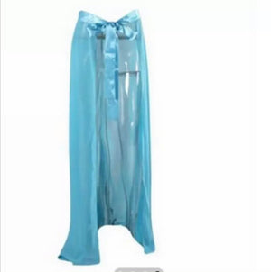 ‘Zara’ Chiffon Baby blue Maxi Skirt (4530837094509)