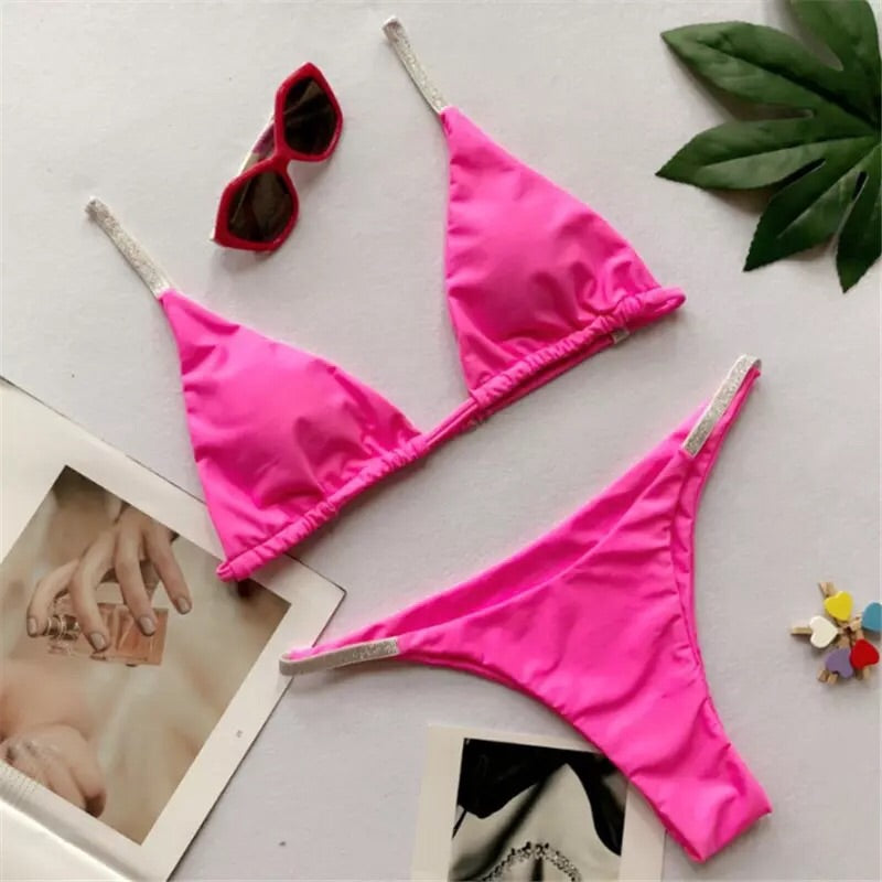 ‘Vegas’ Pink Bikini - Bikini Genie (1482131865709)