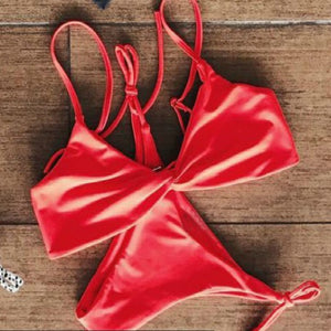 'Riviera' Red Bikini - Bikini Genie (119000858644)