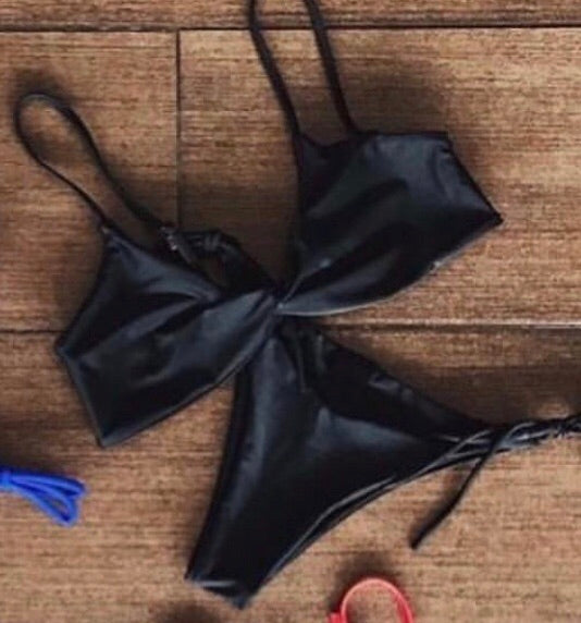 'Riviera' Black Bikini - Bikini Genie (136685977620)