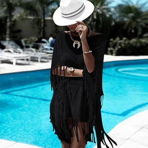 ‘ Fawn’ black cover up - Bikini Genie (4451821715565)
