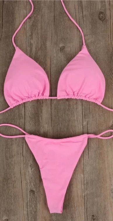 ‘ Molly ‘ baby pink thong bikini (4524014108781)