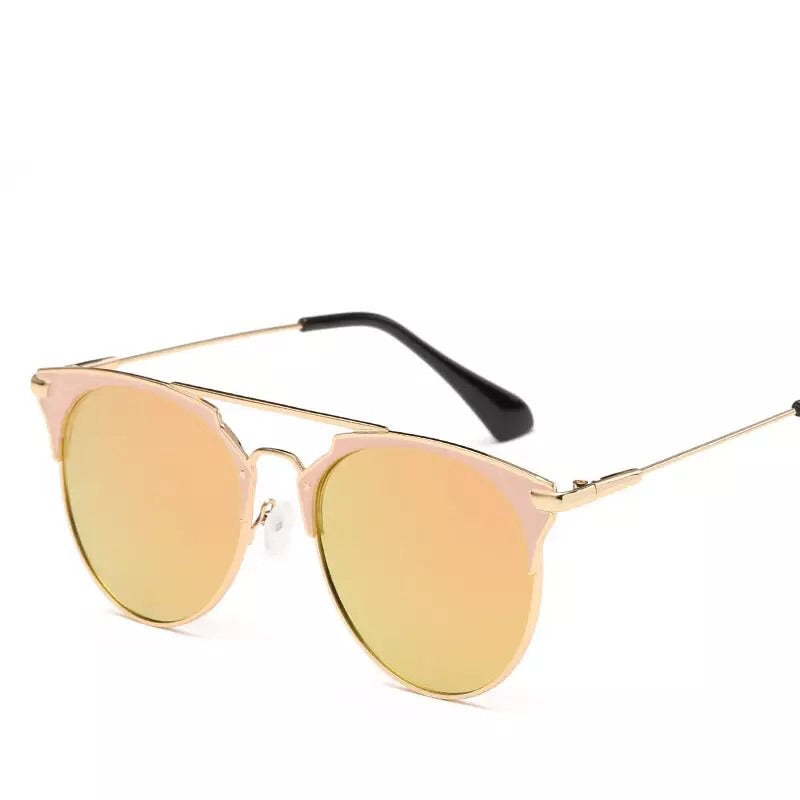 ‘Ariana’ Rose gold Sunglasses - Bikini Genie (1504820625517)