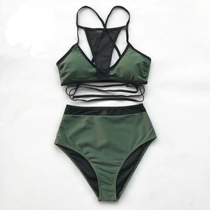 ‘Ruby’ High waisted Bikini - Bikini Genie (1498860650605)