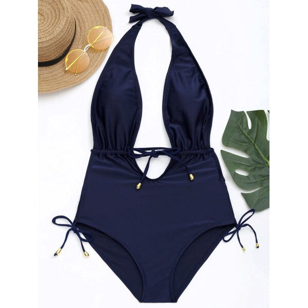 ‘ Lynsey ‘ Indigo One Piece - Bikini Genie (67871047700)