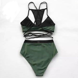 ‘Ruby’ High waisted Bikini - Bikini Genie (1498860650605)