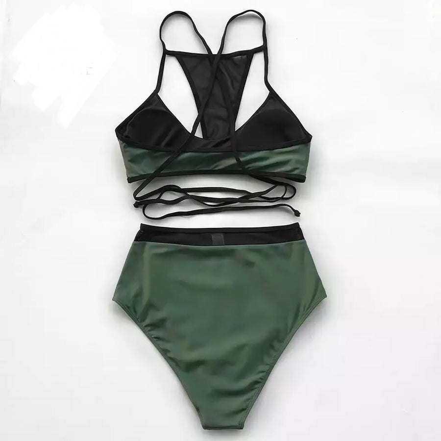 ‘Ruby’ High waisted Bikini - Bikini Genie (1498860650605)