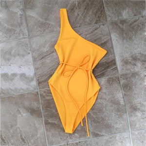 ‘ Trinidad ‘ yellow One Piece - Bikini Genie (1496201429101)
