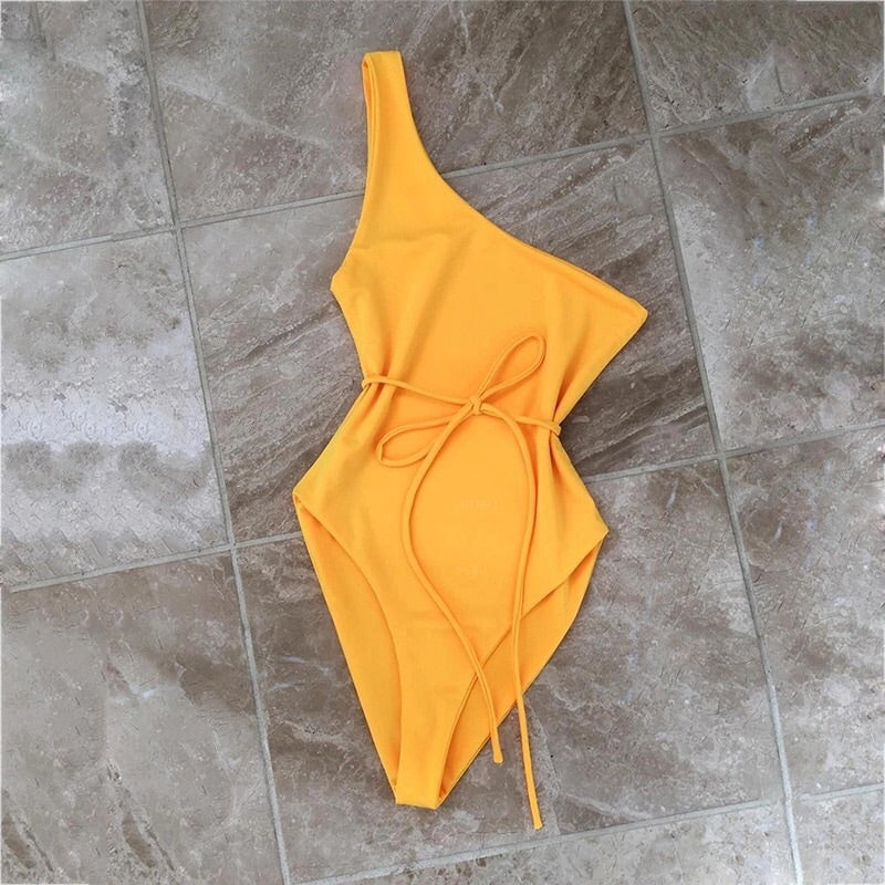 ‘ Trinidad ‘ yellow One Piece - Bikini Genie (1496201429101)